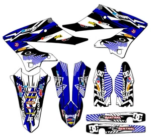 2022-2025 YZ 125 MAYHEM Blue Senge Graphics Kit Compatible with Yamaha - Picture 1 of 10