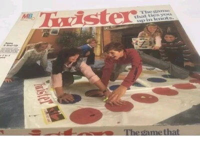 Vintage 1986 TWISTER Milton Bradley 4645 Board Game COMPLETE - Image 1 of 4