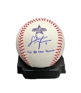 CHRIS TAYLOR DODGERS SIGNED 2021 ALL STAR GAME BASEBALL "1ST ALL STAR GAME" PSA - Picture 1 of 4