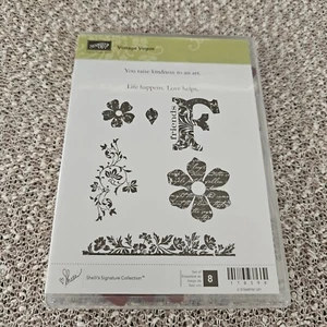 Stampin Up Set Of 8 Stamp Set - Vintage Vogue - Picture 1 of 3