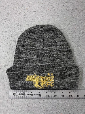 Utah Blitzz FC Club Beanie Toque 成人均码灰色针织丙烯酸聚乙烯混纺 — 第 1/4 张图片