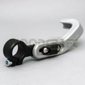 WOODCRAFT RACING HAND / BRAKE LEVER GUARD ASSEMBLY - RIGHT SIDE - SILVER - Foto 1 di 1