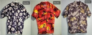 3 PALMWAVE HAWAII HAWAIIAN SHIRTS 1 LOW PRICE! Men's Sz 2XL & XL,Single Stitched - Picture 1 of 22