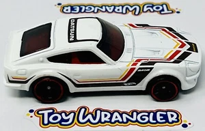 Hot Wheels Datsun 240Z White w/Stripes Loose Car Removed From Package - Picture 1 of 5