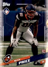 2019 Topps AAF #137 Sean Price Rookie Card 