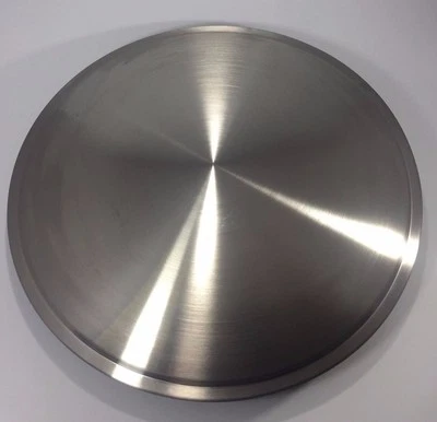 (Set of 4) 15" Stainless Steel Racing Disk Full Moon Hubcaps - Image 1 of 4