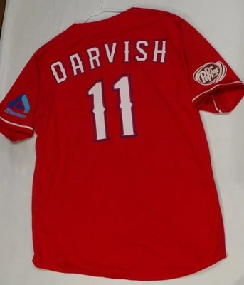YU DARVISH TEXAS RANGERS Jersey XL Extra Large Match Up Promotion Button Up MLB - Image 1 of 4