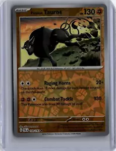 SV02: Paldea Evolved #108/193 Paldean Tauros Uncommon Reverse Holo - Picture 1 of 2