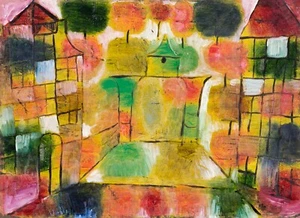 11113.Decoration Poster.Home Wall.Room art.Paul Klee painting.Tree Architecture - Picture 1 of 1