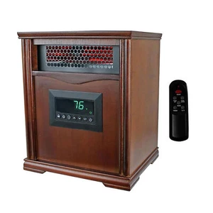Lifesmart 4 Element 1500W Electric Infrared Quartz Space Heater (Open Box) - Picture 1 of 11