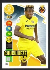 CHUKWUEZE #357 VILLARREAL 2020-21 CHROME SANDWICHES ADRENALYN XL LA LEAGUE 20/21