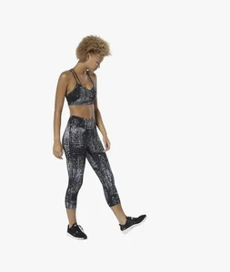 Reebok CrossFit Women's Os Lux 3/4 Tight-Data D Tights Fitness Running SpeedWick - Picture 1 of 20