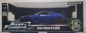 Jada 1/18 Fast And Furious Brians Nissan GTR R35, Furious 7 - Picture 1 of 8