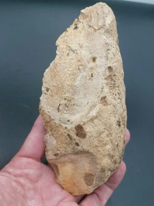 Lower Paleolithic France Large Acheulean Backed knife scraper Heidelbergensis - Picture 1 of 14
