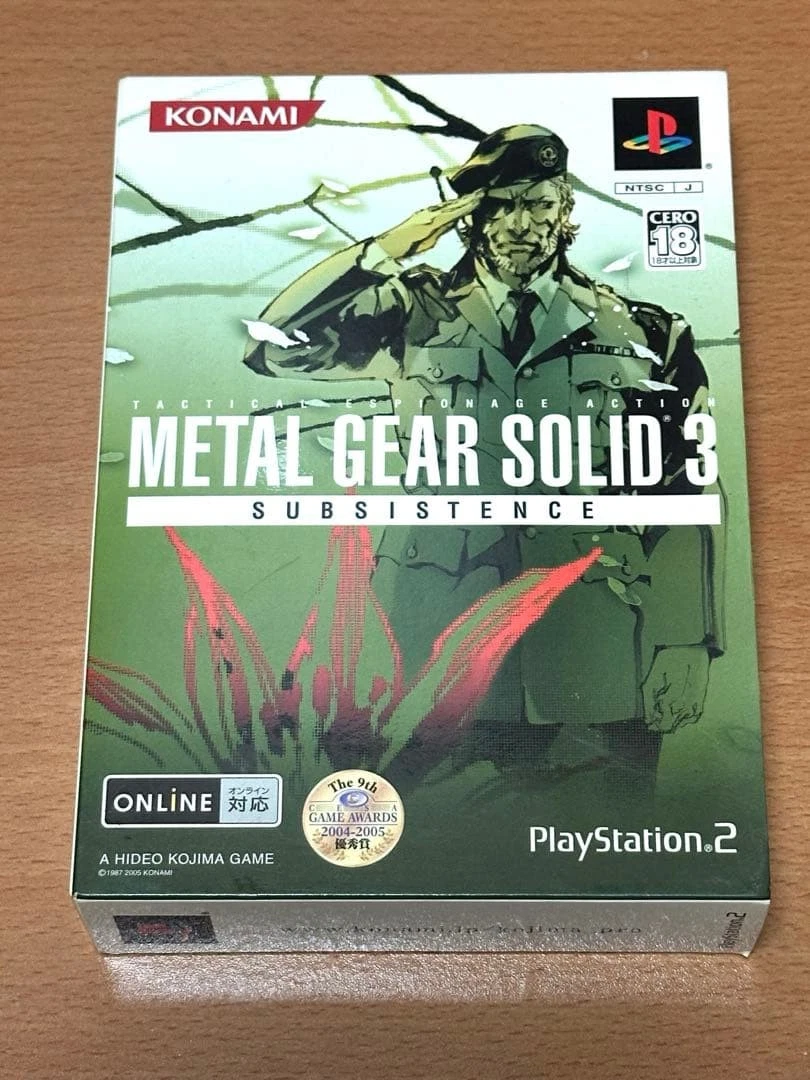 Metal Gear Solid 3: Subsistence NTSC-J (Japan) Video Games for