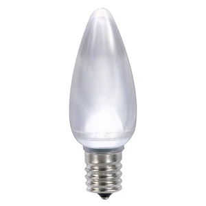 C9 Satin LED Cool Wht Bulb 45W 130V 25Bx - Picture 1 of 1