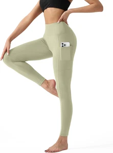 High Waisted Leggings for Women - Tummy Control Yoga Pants for Workout Running A - Picture 1 of 43