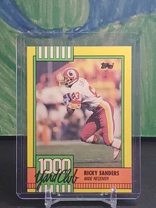 1990 Topps #19a Ricky Sanders 1000 Yard Club - Picture 1 of 2
