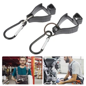 2 Stück Clip Arbeit Kunststoff Handschuh Halter Handtuch Aufhängen Haken - Bild 1 von 12