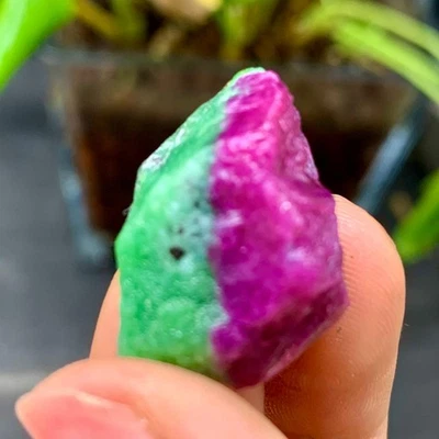 10G Natural green Ruby zoisite (anylite) crystal Chakra Healing Energy - Image 1 of 4