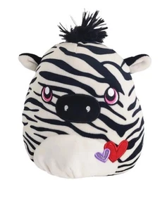 SQUISHMALLOW Freddy The Zebra by KellyToy 11" plush Stuffed Free Shipping - Picture 1 of 8