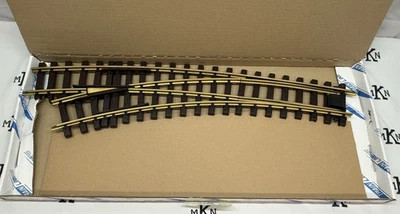 Trainline45 Switch TL10-22265/22255 ProSwitch R7/R4 Brass Right/Left G Scale - Image 1 of 4