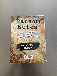 NUEVO Ransom Notes Casa Fiesta Edición Familia Fiesta Juego Palabra Imán SELLADO - Imagen 1 de 3