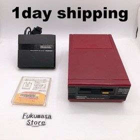 Nintendo Famicom Disk System Console New Belt RAM Adapter set Japan Tested