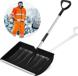 Pala de nieve cuchara con mango ergonómico en forma de D herramientas portátiles para quitar nieve - Imagen 1 de 22