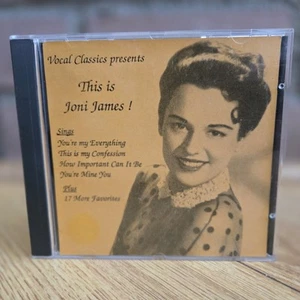 EXTREMELY RARE: Joni James: This Is Joni James! (CD Vocal Classics) POP BALLAD B - Picture 1 of 11