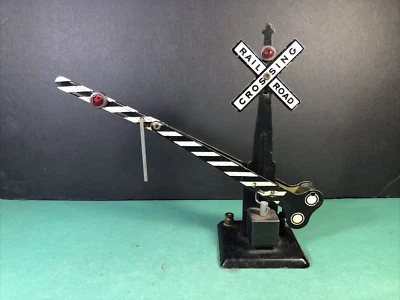 Vintage Marx | Railroad Crossing Signal Sign | Tested | Works | Made In USA - Image 1 of 4