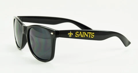 New Orleans Saints Retro Sunglasses UVA 400 Lens NFL Football Beachfarer Style Cover