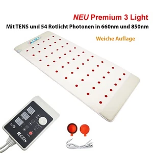 Kristallmatte Premium 3 Light 54 Rotlicht 660nm 850nm, weicher Auflage mit TENS - Bild 1 von 21