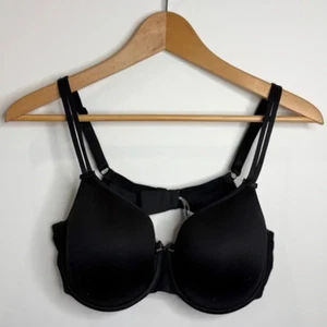 Chantelle Monogram Smooth Lightweight Full Coverage Black Everyday Bra (36DD) - Picture 1 of 7