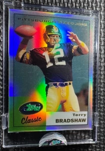 2002 eTopps Classic Terry Bradshaw Pittsburgh Steelers ETC17 - Picture 1 of 2