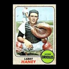 Larry Haney 1968 Topps Baltimore Orioles #42 Nice! R303