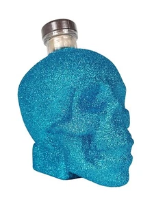 Crystal Head Vodka 0,7l 700ml (40% Vol) Bling Bling Glitzerflasche in blau - Bild 1 von 1