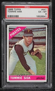 1966 Topps Tommie Sisk #441 PSA 6
