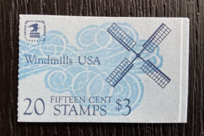 U.S. Booklet Of 20 Sc #BK135 (1738-1742) 1978 15ct Windmills Mint NH - Image 1 of 3