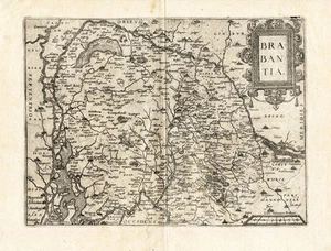 Antique Map-BRABANTIA-HOLLAND-BELGIUM-Guicciardini-1613 - Picture 1 of 1