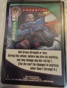 Cartas coleccionables Crossfire # 24/131 X-Men raras TCG WOTC 2000 XMEN - Imagen 1 de 1