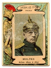 HELMUTH VON MOLTKE PHOTOTY #75 - SERIES 18 GREAT WARRIORS 1897-1910