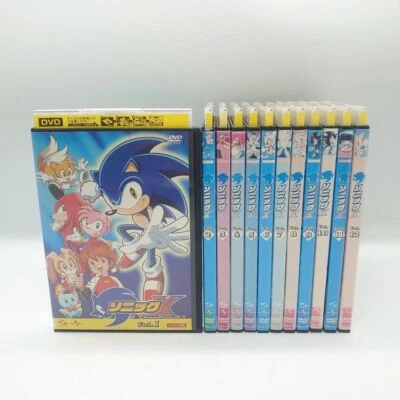 Sonic X Volume 1-12 Set DVD Anime TV Series Action Adventure Japan - Imagem 1 de 4