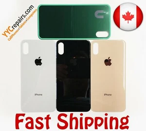 Vitre arrière cache lentille batterie iPhone Xs boîtier porte arrière adhésif de remplacement - Photo 1 sur 1