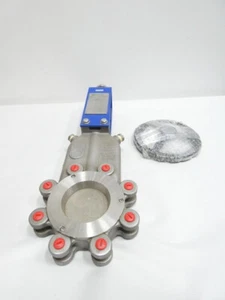 Pmp MONO T MT666R6VV1H-100 Manual Stainless Flanged Knife Gate Valve 4in - Picture 1 of 6