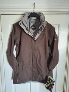 Craghoppers Wms Kiwi Gore-Tex waterproof breathable windproof jkt 8 brown -65% - Picture 1 of 4