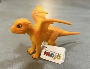 MOJO Fire Dragon Baby Mythical Figure Yellow; New With Tag, Adorable ~5” X 3” - Picture 1 of 16