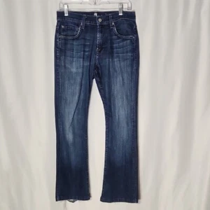 7 For All Mankind Brett Blue Denim Jeans Womens Size 29 - Picture 1 of 10