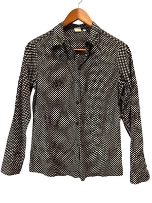 Trébol Orla Kiely negro para mujer ajustado rosa con botones talla M Foto 1 de 4