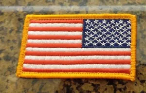 ARMEE AUFNÄHER, UMGEKEHRTER US-FLAGGENAUFNÄHER, MIT HAKENSCHLAUFENVERSCHLUSS - Bild 1 von 1